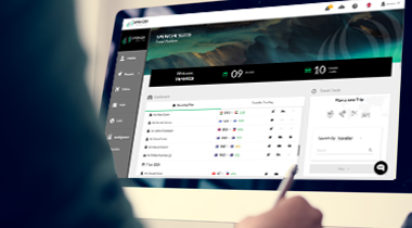 Corporate travel online booking technology